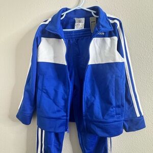 Adidas Royal Blue and White Tracksuit